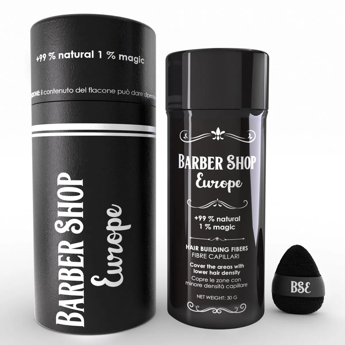 Fibre Capelli Uomo Donna – Hair Fiber - Fibre per Capelli di Ultima Generazione - Polvere Volumizzante Capelli Uomo Donna – Polvere per Capelli – 100% Vegane Naturali