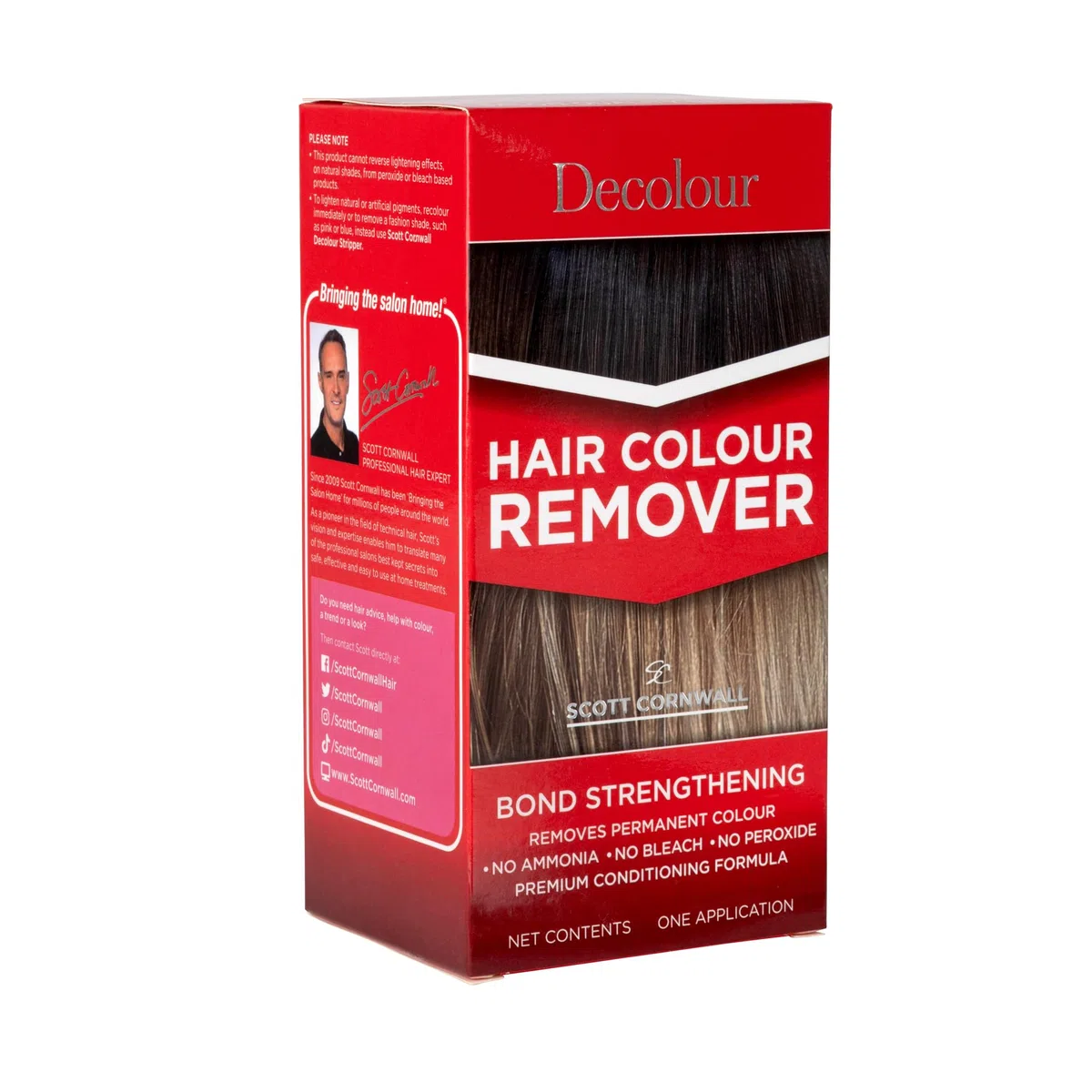 Scott Cornwall Decolour Hair Colour Remover per capelli tinti rimuove il colore permanente indesiderato dei capelli