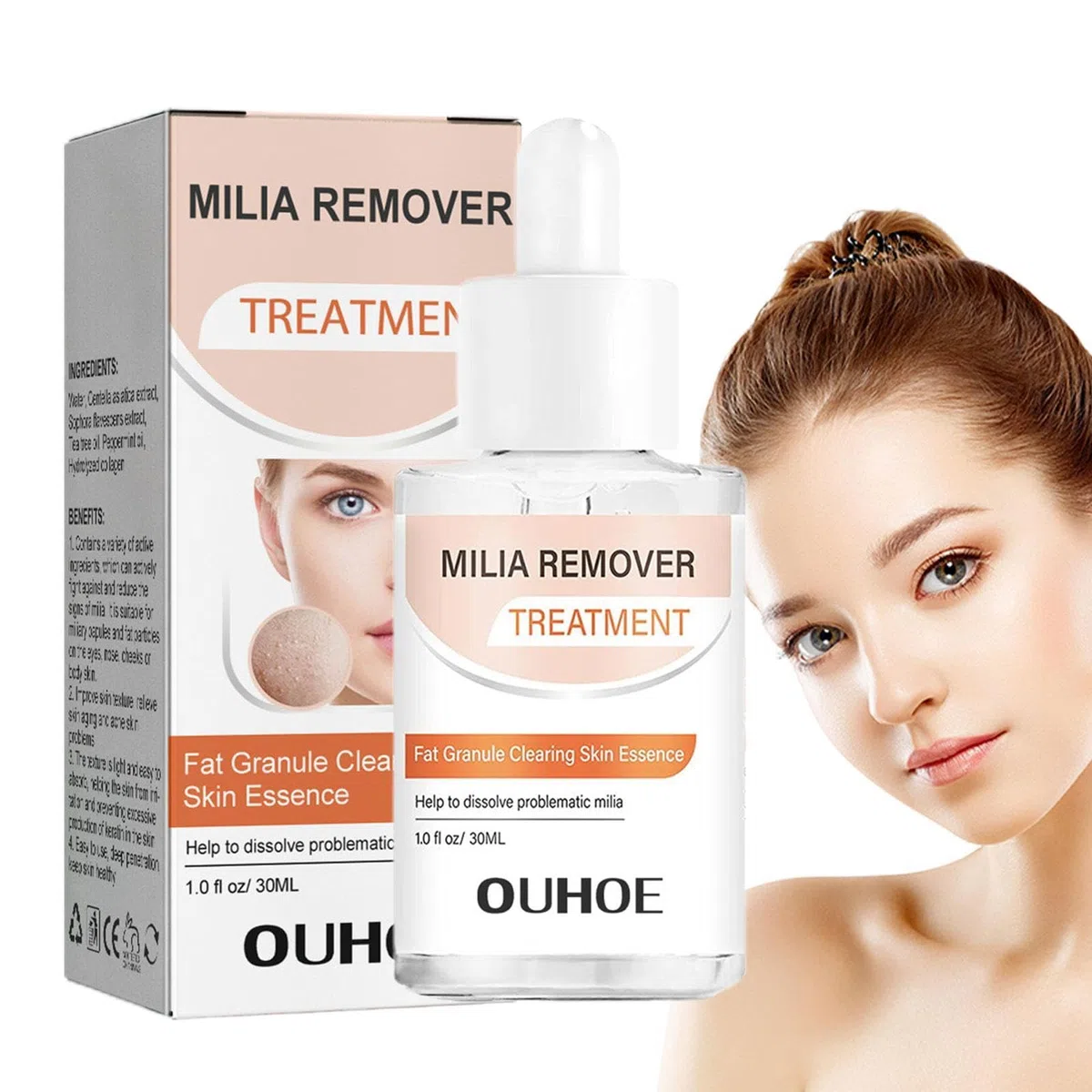 Milia Strumento per la rimozione degli Milie, 30 Ml Idratante Grasso Granulato Milia, Milia -ot Rimozione Under Eye aiuta a dissolvere e ridurre Milia
