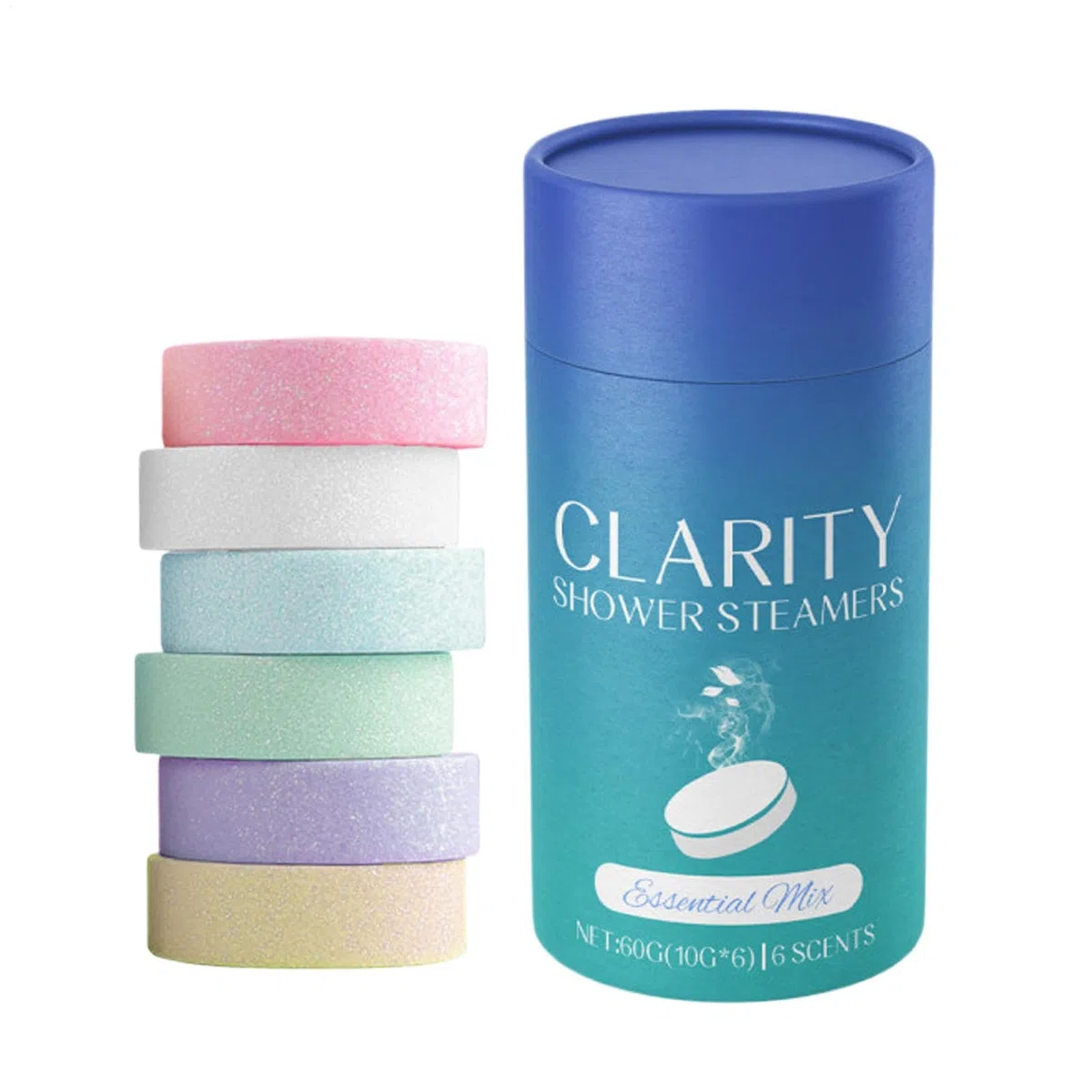 Compresse da doccia per aromaterapia, vaporizzatori per doccia, profumi, vapori per aromaterapia, compresse per la pulizia completa del corpo, estratti vegetali, pastiglie da bagno delicate per donne