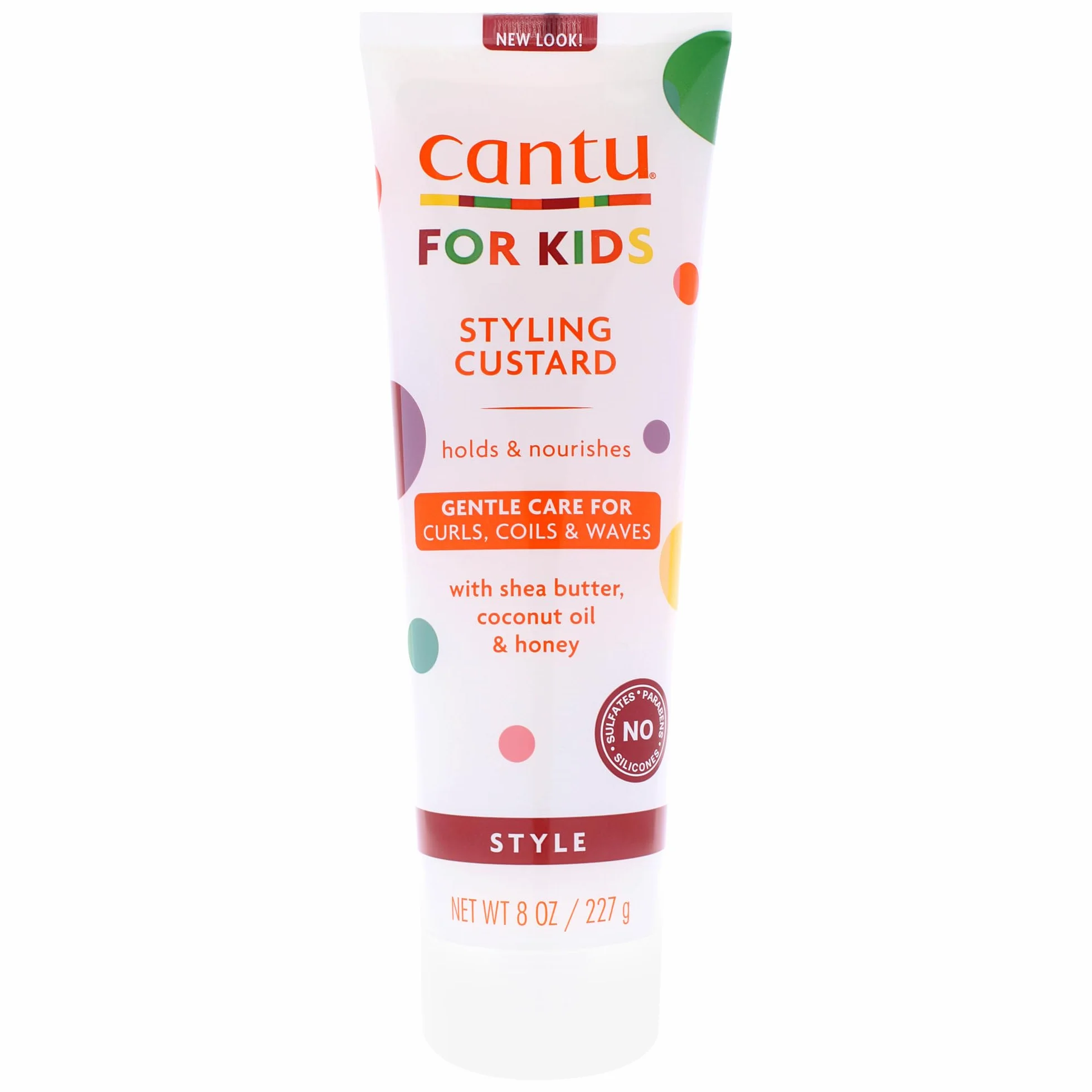 Cantu Styling Gel per capelli per bambini, al burro di karitè e cocco, 227g