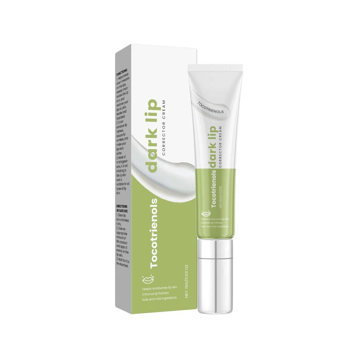 Il rossetto idratante e idratante può nutrire e nutrire efficacemente le labbra e può essere utilizzato continuamente per la salute delle labbra Urd971 (verde, 13,7 x 2,4 cm)