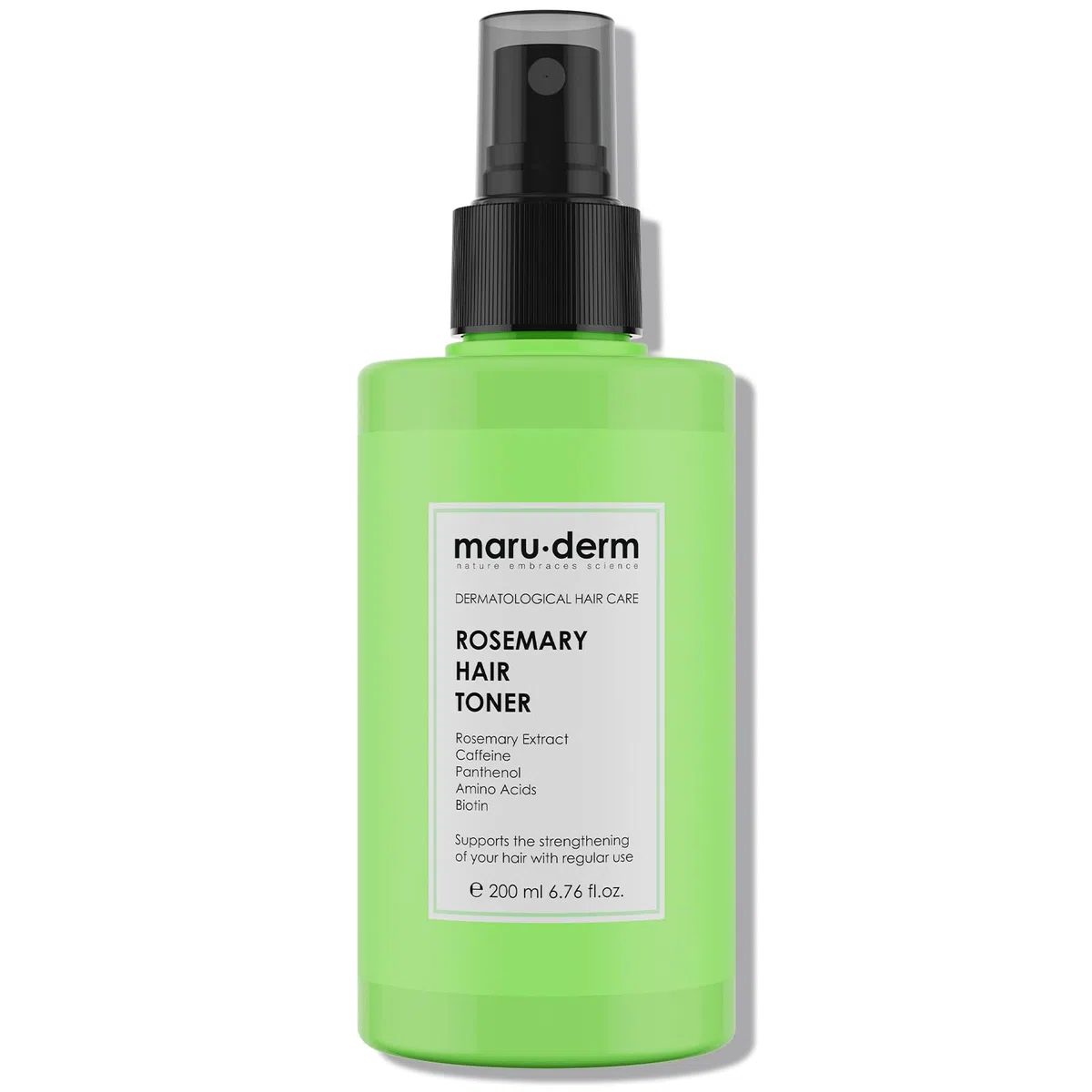 Maruderm Tonico per Capelli al Rosmarino – Cura Stimolante & Purificante per Cute | Favorisce Capelli più Forti & Sani, 200 ML