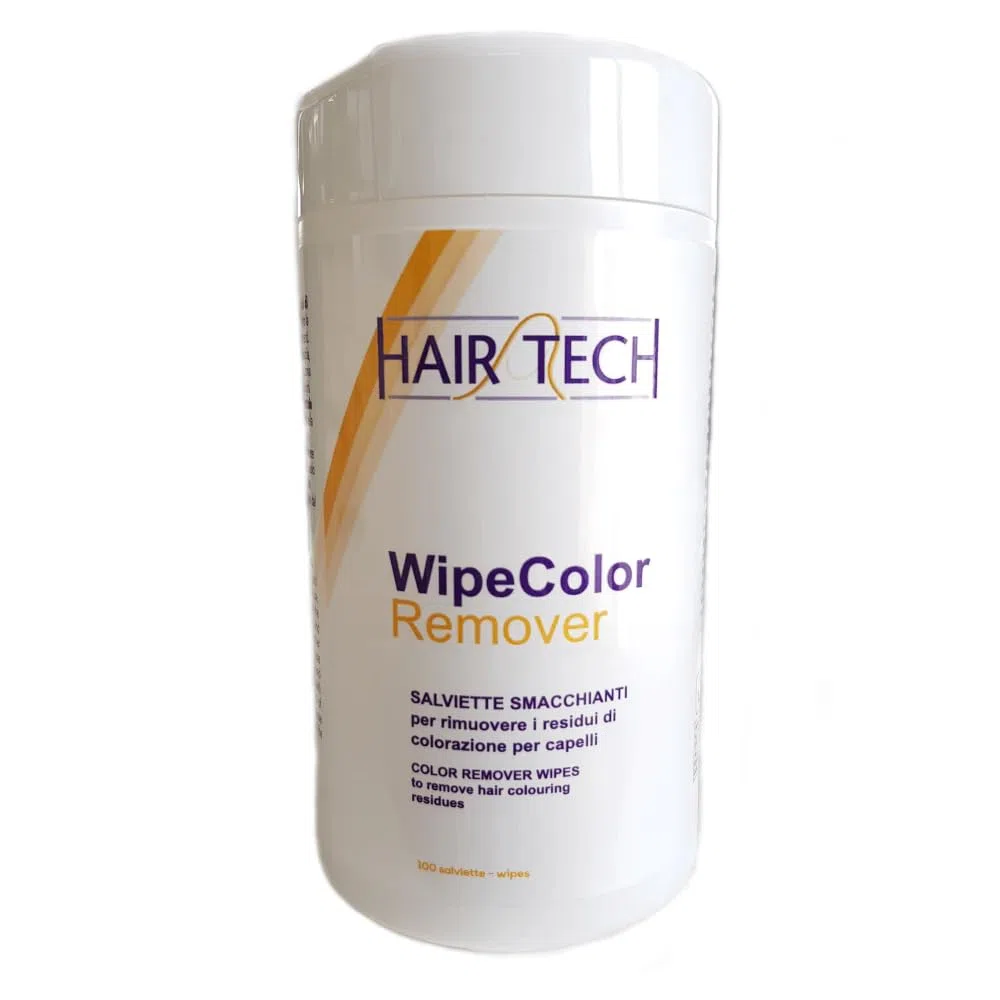 SALVIETTE SMACCHIANTI PER RIMOZIONE RESIDUI DI COLORAZIONE HAIR TECH