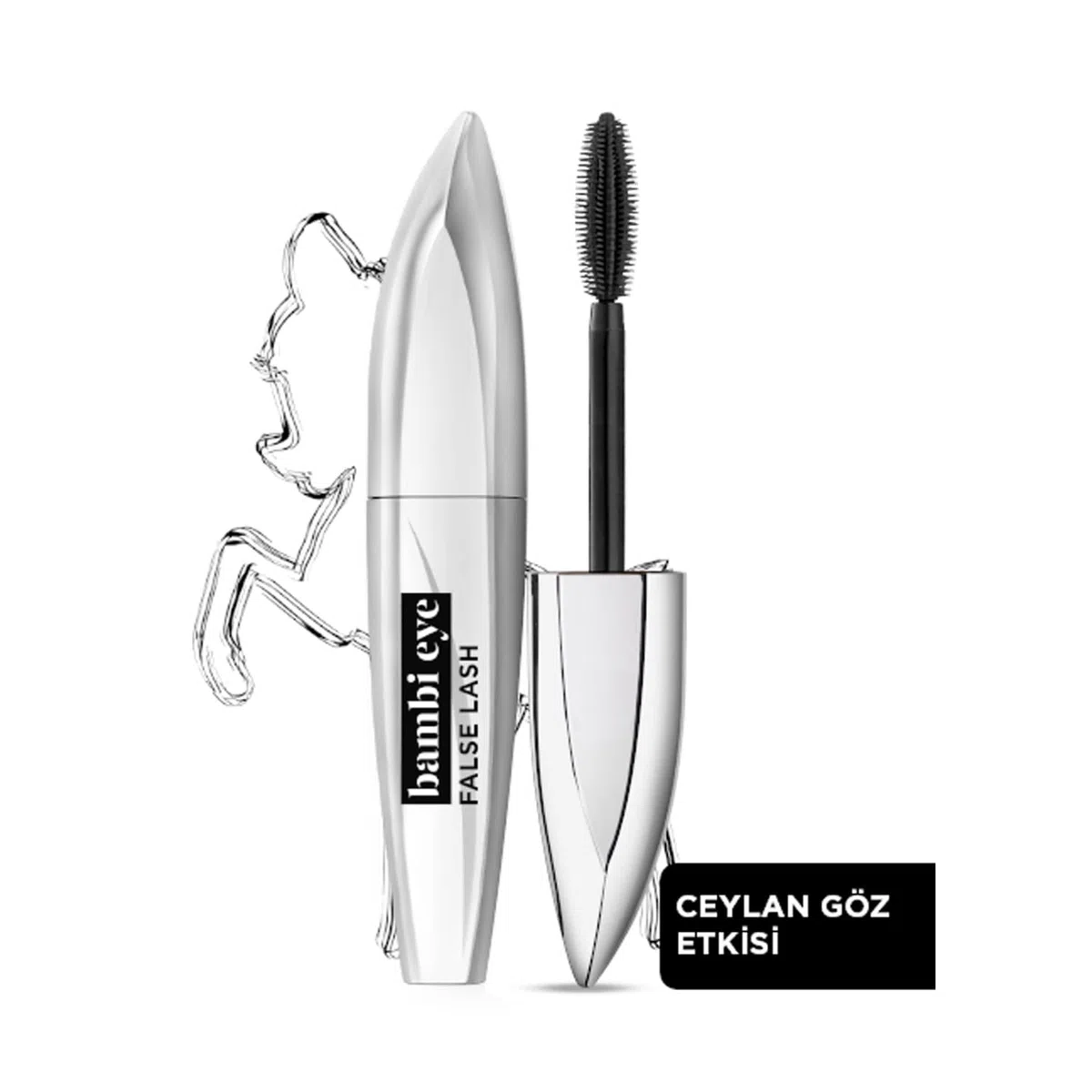 LOréal Paris Máscara De Pestañas Bambi Eye Mirada Abierta Al Instante Nerga