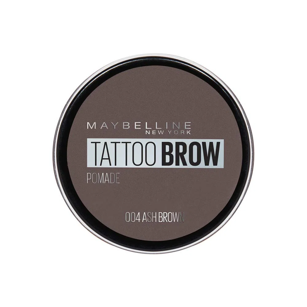 Maybelline New York Tattoo Brow sopracciglio Pomade in N. 04 Ash Brown, 4 ML