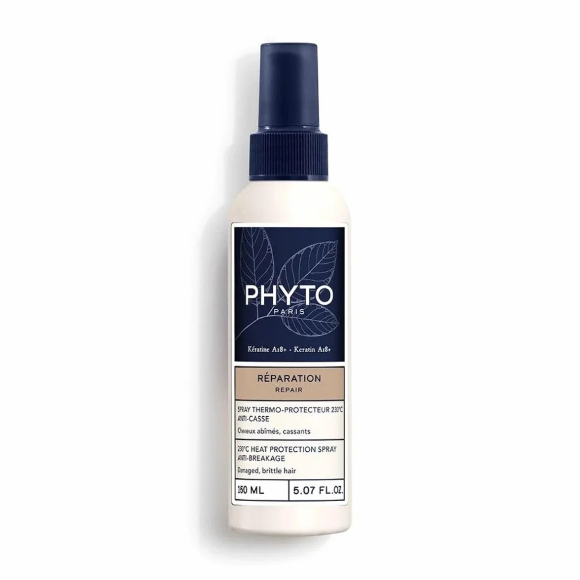 Phyto Riparazione Spray termoprotettivo anti-rottura alla cheratina botanica, senza risciacquo, per capelli protetti e nutriti, Formato da 150 ml